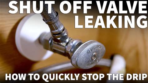 How to Fix a Leaking Shut Off Valve in Minutes